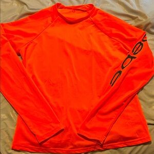 Women’s Vibrant Orange Rash Guard